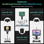 Microscopio digital Andonstar AD246S-M Plus 7" HDMI 2160P UH