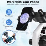 Microscopio compuesto Fitense 40X-2500X con aumento con acceso