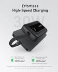 Batería externa Anker Zolo de 20 000 mAh y 30 W con cable USB-C para iPhone