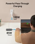 Hub USB-C Anker 555 8 en 1 con suministro de alimentación de 100 W, 4K, 60 Hz
