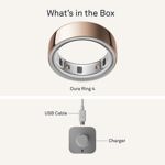 Anillo Smart Ring OURA, 4 unidades, oro rosa, talla 8, para dormir, corazón y fitness