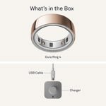 Pulsera Smart Ring OURA Ring 4 en oro rosa, talla 7, para dormir y hacer ejercicio