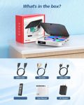 Reproductor de DVD Desobry 1080P HD Mini HDMI para TV de todas las regiones