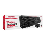Teclado y Mouse Inalámbrico Maxell WKBC200 Wireless Keyboard Negro
