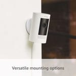 Conector Stick Up Cam Plug-In para cámara exterior con Alexa White