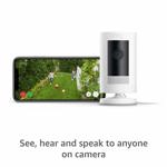 Conector Stick Up Cam Plug-In para cámara exterior con Alexa White