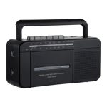 Reproductor de casetes y grabador de radio AM FM, convertidor MP3