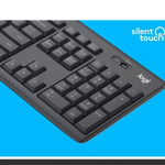 TECLADO Y MOUSE LOGITECH MK295 SILENT WIRELESS USB NEGRO (920-009792)