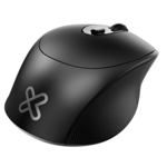 MOUSE KLIPXTREME ERGONOMICO EASIHAND AMBIDIESTRO 4 BOTONES 24GHZ NEGRO SENSOR HD (KMW-410BK)
