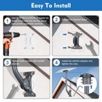 Kit de montaje Starlink Gen 3 ajustable para techo y pared