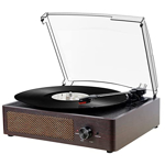 Tocadiscos de vinilo Kedok de 3 velocidades