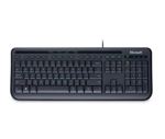 Teclado Microsoft 600 QWERTY color negro