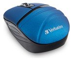 Mouse Mini Travel Verbatim Wireless Commuter Series Azul