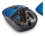 Mouse Mini Travel Verbatim Wireless Commuter Series Azul