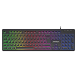 Teclado Gamer Targa Jupiter 150 Retroiluminado Ultradelgado