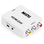 Conversor Hdmi A Rca Av Gadnic Adaptador Tv Tubo Convertidor 1080