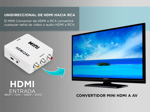 Conversor Hdmi A Rca Av Gadnic Adaptador Tv Tubo Convertidor 1080