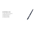 Lapiz para Tablet Grafica Wacom Pro Pen 2