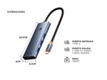 Hub Adaptador 7 en 1 Baseus UltraJoy Tipo-C HDMI 4k@60Hz  3Usb30 PD SDTD Mac 