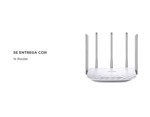Router TP-LINK ARCHER C60 AC1350 Wir Dual Band 5 Antenas Tp-Link ARCHER C60