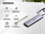 Adaptador Ugreen 7 en 1 4K HDMI USB C Hub