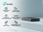 Switch Tp-link Ds105g 5 Puertos Omada Gigabit