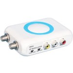 Modulador RF, adaptador coaxial RCA, convertidor CVBS VHF con entrada/salida ANT