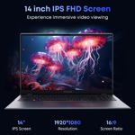 Ordenador portátil CHUWI GemiBook XPro de 14,1 pulgadas, Intel 12°, 8 GB, 256 GB, SSD