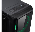 Gabinete Gamer Iqual Cm-2801 Templado Fuente 700w Led Promo