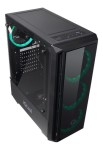 Gabinete Gamer Iqual Cm-2801 Templado Fuente 700w Led Promo