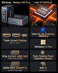 Mini PC GMKtec M3 Plus Intel Core i9 12900HK 32 GB RAM 1 TB SS