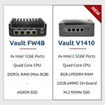 Microdispositivo Firewall Protectli Vault FW4B Intel J3160