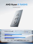 Mini PC MINISFORUM UM760 AMD Ryzen 5 7640HS 16 GB RAM 1 TB SSD