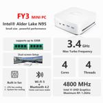Computadora de escritorio Mini PC Gaming FUNYET Intel Alder Lake