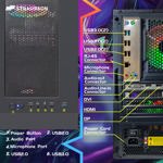 PC para juegos StGaubron RX 550 4 GB Intel i7 Xeon E5 16 GB 512 GB S