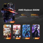 Mini Gaming PC BOSGAME P3 AMD Ryzen 9 6900HX 16GB DDR5 512GB