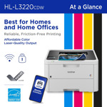 Impresora Brother Hl-l3220cdw A Color Inalámbrica Compacte