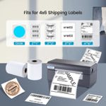 Impresora térmica de etiquetas de envío vretti USB 4x6 para empresas