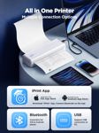 Impresora portátil NUOTUN A4 térmica Bluetooth para viajes