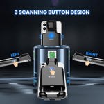 Escáner de códigos QR Bluetooth Eyoyo Back Clip Phone Barcode