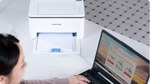 Impresora Láser Monocromática Bp2300w Wifi Blanca
