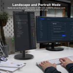 Monitor portátil ZSCMALLS de 15.6 pulgadas Full HD USB-C con altavoz
