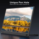 Monitor portátil ZSCMALLS de 15.6 pulgadas Full HD USB-C con altavoz