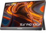 Monitor portátil ARZOPA A1 15.6 pulgadas FHD 1080P IPS USB C/HDMI