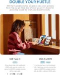 Monitor portátil ARZOPA A1 15.6 pulgadas FHD 1080P IPS USB C/HDMI