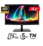 Monitor Teros Te-1915s 19.5 Plano Tn Hd+ 1600 X 900 75hz 5ms