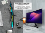 Monitor Gamer 27 Samsung Curvo Full Hd 100Hz LS27D366GALX