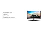 Monitor Gamer 27 Samsung Curvo Full Hd 100Hz LS27D366GALX