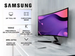 Monitor Gamer 24 Samsung Curvo Full Hd 100Hz LS24D366GALX