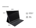 Monitor Portátil Gadnic 156 con Funda Soporte Full HD
